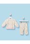 Infant Girls Ivory And Pink Heart Pyjama Set - 4