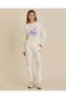 Senior Girls Ivory Miami Graphic Sweatshirt - 2