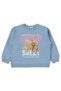 Teddy Bear Printed Tracksuit Set for 6-9 Years Old - Blue - 2