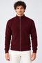 Men's Winter Stand Collar Full Zipper Closure Knitwear Cardigan - 2