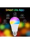 مصابيح LED ذكية من تويا E27 9 واط، بتقنية البلوتوث، قابلة للتعتيم ومتوافقة مع أليكسا، يمكن التحكم بها عبر التطبيق - 2