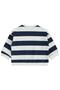 Thick Striped Happiness Printed 6-18 Months Sweatshirt - Ecru - 2