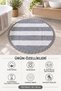 Bodrum Tufting Cotton Handmade Knitted 90 X 90 cm Rug 112 - 5