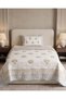 Ivory 2-Piece Jaipuri Printed Quilt (Twin Size) - 2