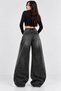 Y2K Unisex Stonewashed Spider Printed Baggy Jean Pants - 5