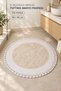 Bodrum Tufting Cotton Handmade Knitted 90 X 90 cm Rug 108