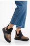 Bellamor Flexible Tape Detailed Thick Sole Genuine Leather Rain - Snow Boots - 2