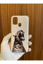 Silicone Phone Case for Samsung Galaxy M31/M21/M30S Leopard Ribbon Bow Printed Inside Velvet - 3