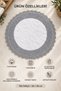 Bodrum Tufting Cotton Handmade Knitted 90 X 90 cm Rug 108 - 5