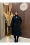 Ti̇a Premium Lined Oversize Coat |   Black - 4