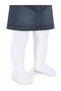 Plain Derby 6-18 Months Baby Girl Pantyhose - White