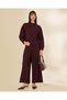 Women Burgundy Long Sleeve Top - 5