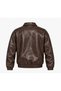 Men's Pu Leather Premium Bomber Coat Quilted Lined Leather Jacket Water and Wind Resistant Taba - 2