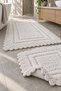 Bodrum Tufting Cotton Handmade Knitted 2-Piece Mat 110 - 4