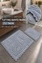 Bodrum Tufting Cotton Handmade Knitted 2-Piece Mat 113