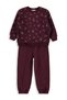 Floral Patterned Tracksuit Set for 6-9 Years Old - Lilac