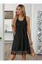 Rochie mini, negru - 6
