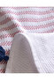 Talure Single Cotton Bedspread - White/Red - 6