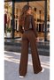 Women's Thessaloniki Fabric Double Suit with Sewing Detail Cty-Çtn-9544 - 4