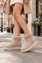 Neli̇s Women's Casual Winter Boots with Fur Inside and Ankle Lining - 5
