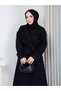 Windbreaker Detailed Lined Cashmere Coat Rc3168 - 7