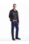 Normal Waist Pocketed Cotton Vintage Straight Fit Jean Trousers - 3