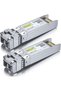 [2 Pack] 10Gb SFP+ SR Multimode Module 300-meter, 10GBase-SR LC Transceiver Compatible for Cisco SFP