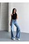 Women's Wide Leg Jean Pants - 3