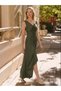 Rochie maxi, kaki - 3