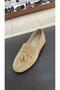Mink Suede Leather Tasseled Women's Casual Shoes - 3