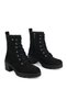 , Women's Genuine Leather Boots 1631022Z7686 Black - 4