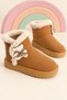 Toffe Winter Girls' Boots with Fur Inside and Bow Detail
