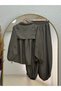 Arlina Collar Detailed Elastic Cuffed Trousers Suit-Nl1047 Khaki - 8