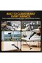 Heavy Duty Steam Cleaner, 2500W High-Temperature Mop with Accessories, 2L Portable Tank, Chemical-Free Cleaning for Floors, Tiles, Cars & More, Child Lock for Safety, Easy Operation-Yellow - 7