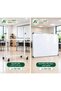 سبوره بيضاء وجهين مغناطيسية مقاس +حاDouble-sided magnetic whiteboard, size 90x120, with mobile stand