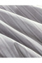 Melicia Single Cotton Striped Satin Duvet Cover Set - Gray - 7