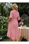 Rochie midi, roz - 3