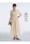 Rochie midi, galben - 6