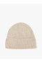 Wool Blend Layered Knit Beanie