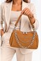 Women's Suede Chain Detailed Hand and Shoulder Bag New Season (Size 29X16) - 4