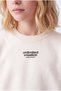 Girl's Lettered Crew Neck Sweatshirt - 4