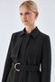 Lesna Trench Black 13723