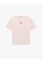 Cotton Relaxed Fit Short Sleeve Crew Neck Printed Pajama Top