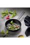 Cast Pro 26 cm Flat Pot and Pan 20 cm Deep Pot Set - Black with Induction Base - 7