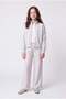 Girl's Ribbed Wide-Leg Sweatpants - 2