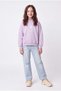Girl's Printed Hooded Sweatshirt - 3