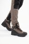 Men's Lace-Up Non-Slip Sole Black-Mink Outdoor Trekking Boots 2115