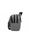 Ecs Unisex Water-Resistant Linen Fabric Cross Shoulder Bag with Adjustable Strap and Multiple Compartments for Daily Use Gray - 6