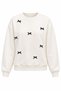 Women's Oversized Ribbon Detailed Sweatshirt - 4