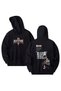 Ilia Topuria Printed Cotton Long Sleeve 3 Thread Hooded Sweatshirt